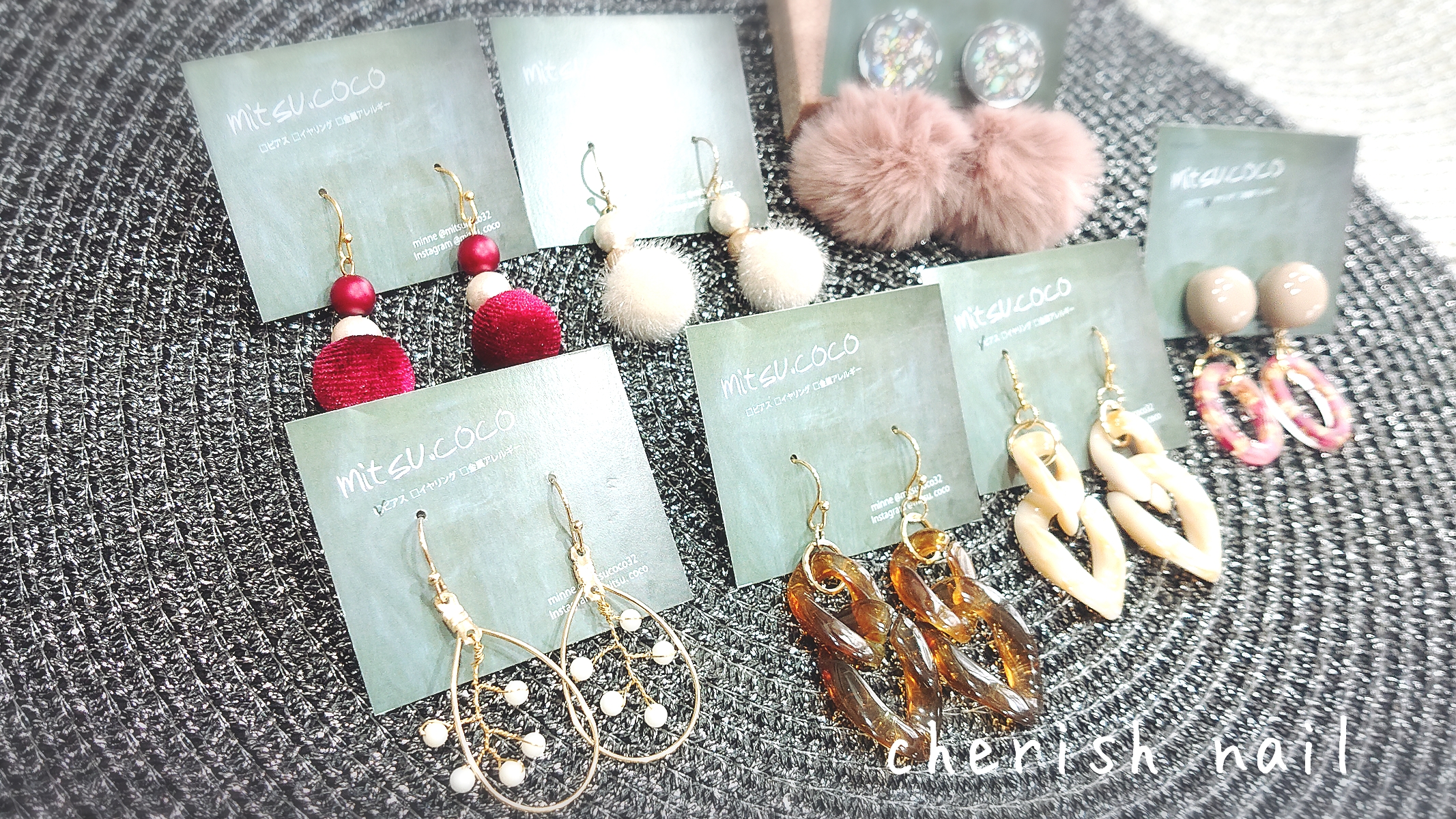 新作ピアス追加✨